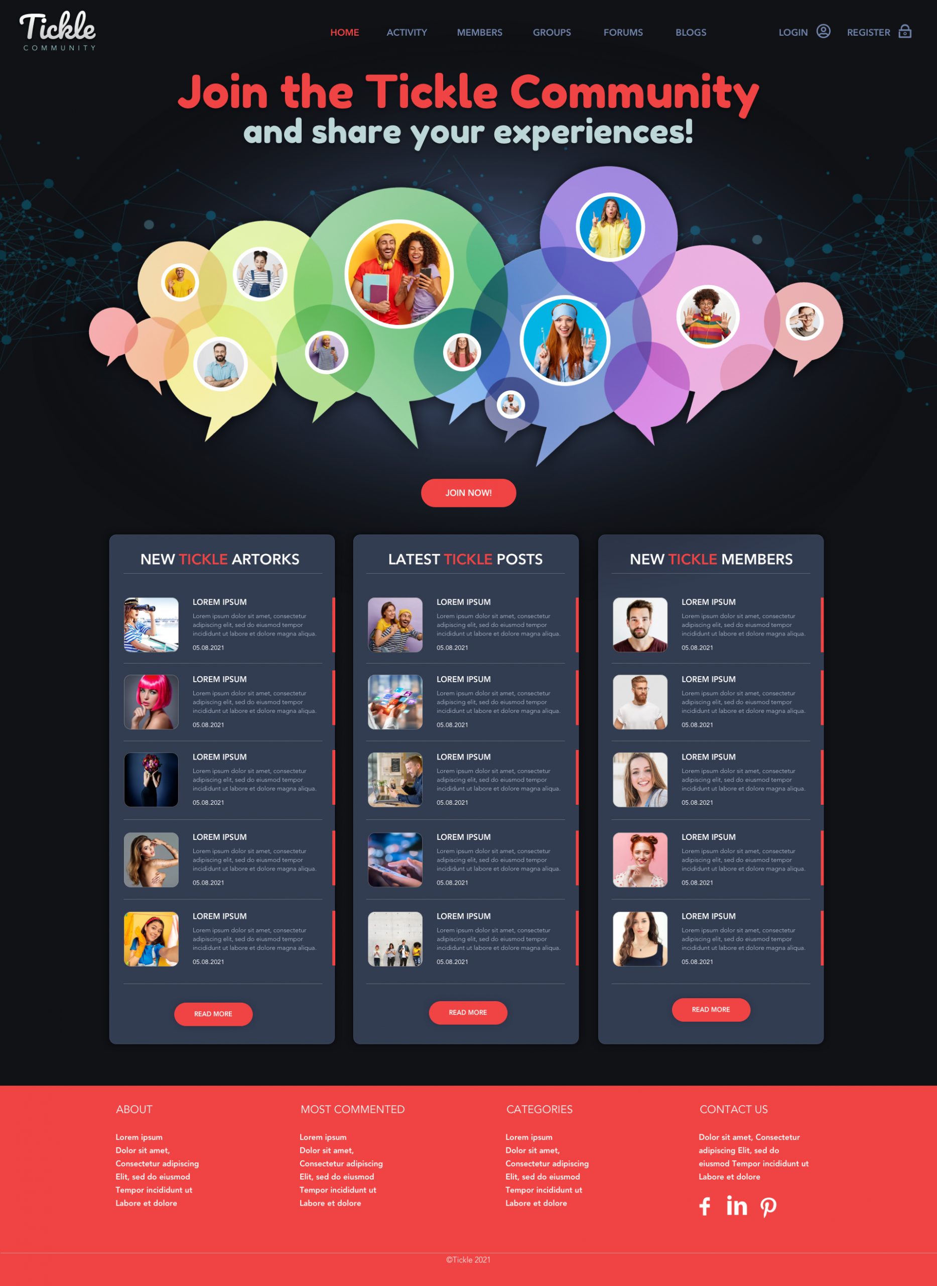 Tickle Community