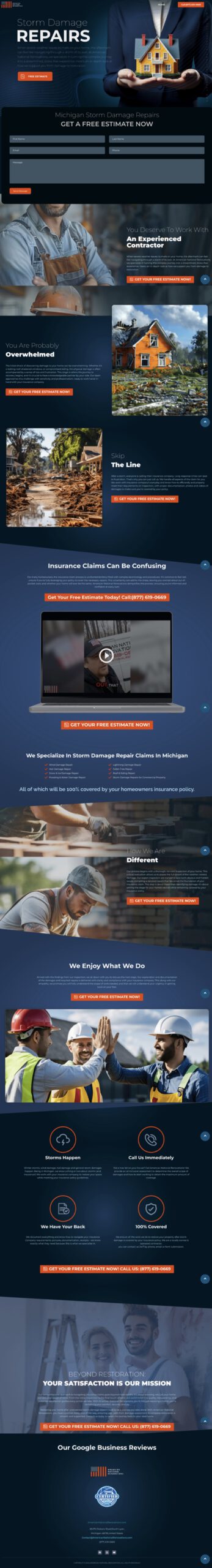 Michigen Storm Damage Repair